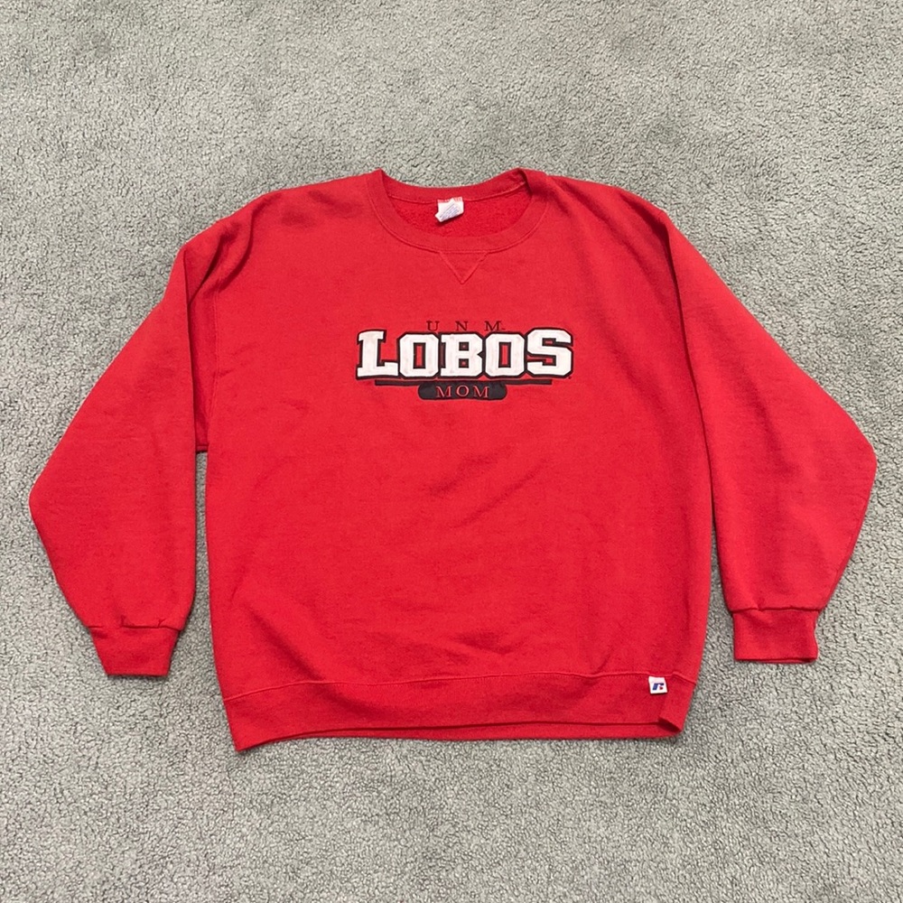 Vintage UNM Lobos Mom Russell Crewneck size L